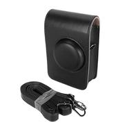 Étui à caméra en Cuir PU, Couverture de Protection Douce Vintage avec Sangle détachable pour Mini Evo Mini Evo Hybrid Film Camera (Noir)
