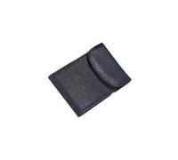 Etui à cartes - ALASSIO - Cuir - Noir - Fermeture à bouton poussoir - Pour 10 cartes