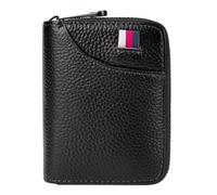 Étui à cartes compact et élégant pour homme et femme, garde vos cartes en toute sécurité accessible, étui pour cartes d'étudiant, Noir , Beauté de masse