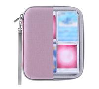 Étui à Cartes fioreuses pour Cartes Yoto, Dossier Portable Souple avec Fermeture à glissière et 80 Poches Porte-Carte pour Cartes yoto Mini Cartes Audio Cartes pour Les Enfants conservant