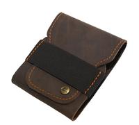 Étui à cartouches AKAH en cuir de buffle avec effet pull-up