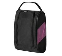 Étui à chaussures de golf, sac à chaussures de golf pour homme et femme, pochette de voyage étanche avec fermeture éclair en maille respirante, rose, Refer to , Unisexe