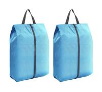 Étui à chaussures de voyage avec fermeture éclair renforcée, sac en tissu unisexe, solution de rangement adaptée pour les accessoires de camping, AA