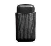 Étui à cigares en cuir, cave à cigares de voyage Portable for hommes, boîte de rangement de protection légère à 3 capacités for une utilisation en extérieur
