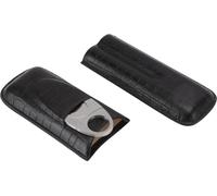 Etui à cigares, étui à cigares en cuir, étui à cigares, étui à cigares de voyage, étui à cigares à 2 doigts