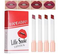 Étui à cigarettes 4 couleurs Mini gloss à lèvres en velours rouge à lèvres tube de petite fumée style teinte pour les festivals cadeau pour les femmes maquillage quotidien des lèvres (H1013-A)
