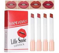 Étui à cigarettes 4 couleurs Mini gloss à lèvres en velours rouge à lèvres tube de petite fumée style teinte pour les festivals cadeau pour les femmes maquillage quotidien des lèvres (H1013-C)