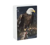 Étui à cigarettes Aigle à tête blanche d'Amérique du Nord, boîte à cigarettes étanche, accessoires pour fumeurs, porte-cigares pour hommes et femmes