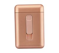 Étui à cigarettes avec briquet Boîte à cigarettes 20 pièces Cigarettes ordinaires Cigarettes portables King Size Briquets USB 2 en 1 Briquet électrique coupe-vent rechargeable sans flamme Accessoires