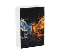 Étui à cigarettes Bird Fire and Water, étanche et résistant aux chocs, compact et durable, idéal pour les voyages et les hommes et les femmes. Design résistant aux rayures. Convient aux hommes et aux