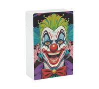 Étui à cigarettes Clowns, étanche et résistant aux chocs, étui de voyage compact pour 20 cigarettes, conception durable et résistante aux rayures pour hommes et femmes