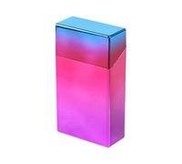 Étui À Cigarettes - Conteneur À Cigarettes Portable Extra-large Dégradé | Porte-Cigarttes Tendance Pour Femmes, Étui À Tabac De Luxe, Boîte De Rangement À Coque Rigide, Accessoire De Fumage Quotidien