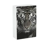 Étui à cigarettes Cool Tiger, format King Size (85 mm), capacité de 20 cigarettes, léger et étanche, pour hommes et femmes. Ouverture par simple pression. Accessoire amusant pour sac à main.