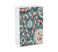 Étui à cigarettes de Noël en forme de canne à sucre d'orge élégant et léger, étui de poche pour distributeur de cigarettes étanche, accessoires pour camping, randonnée