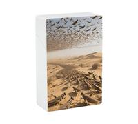 Étui à cigarettes de voyage en plastique rigide avec couvercle à pression, résistant à l'humidité et à l'écrasement, adapté à la poche, réutilisable pour accessoires pour fumeurs