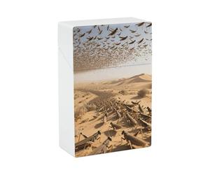 Étui à cigarettes de voyage en plastique rigide avec couvercle à pression, résistant à l'humidité et à l'écrasement, adapté à la poche, réutilisable pour accessoires pour fumeurs