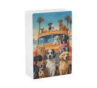 Étui à cigarettes Dog Days of Summer, étanche et résistant aux chocs, format voyage compact, pour 20 cigarettes, design durable et résistant aux rayures, pour hommes et femmes.