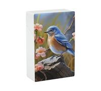 Étui à cigarettes élégant pour cigarettes Eastern Bluebird - Housse de protection étanche en plastique pour homme et femme - Cadeau fumeur