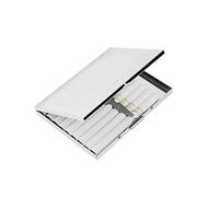 Étui à Cigarettes en Acier Inoxydable Extra-Fin Uteruik, 9 Porte-Cigarettes - Couvercle de Porte-Cartes