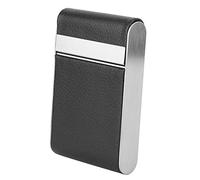 Étui à Cigarettes en Cuir Silm étui à Cigarettes en Cuir Porte boîte à Cigarettes pour Femmes Hommes Dames 2 9 * 0 8 * 4 3 Pouces Noir/rouge(le noir)