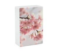 Étui à cigarettes en forme de fleur de cerisier - Petit étui de rangement pour briquet - Boîte de rangement élégante pour cigarettes - Accessoires pour homme et femme
