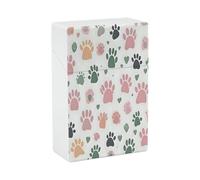 Étui à cigarettes en forme de patte colorée, étanche, capacité de 20 cigarettes - Fermeture à ressort facile, ouverture d'une seule main, pour femmes et hommes