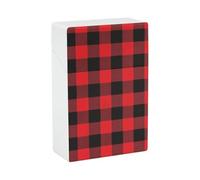 Étui à cigarettes en plastique rigide étanche à motif de buffle - Boîte à cigarettes personnalisée - Boîte d'emballage légère - Cadeau fantaisie pour papa, mari