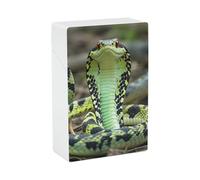 Étui à cigarettes étanche - Capacité de 20 cigarettes King Size Cobra Snake Porte-cigarettes Portable Accessoires de fumage pour homme/femme