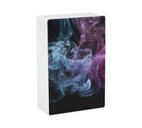 Étui à cigarettes étanche en plastique incassable pour cigarettes et accessoires de fumage pour homme et femme Bleu/violet