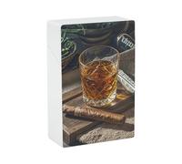 Étui à cigarettes étanche pour cigares et whisky, accessoires pour fumeurs, porte-cigares pour hommes et femmes