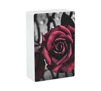 Étui à cigarettes Gothic Roses - Étanche et résistant à l'écrasement pour 20 cigarettes King Size, boîte de voyage portable de poche pour homme et femme