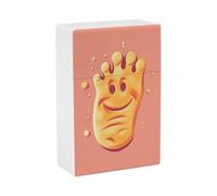 Étui à cigarettes Happy Foot étanche, boîte à cigarettes, accessoires pour fumeurs, porte-cigares pour hommes et femmes