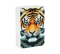 Étui à cigarettes Little Fat Tiger Head, anti-compression, étanche et léger, avec poche, idéal comme cadeau pour hommes et femmes.