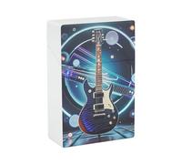 Étui à cigarettes Magic Electric Guitar pour guitare électrique, format King Size (85 mm), capacité de 20 cigarettes, en plastique résistant aux chocs, portable, pour hommes et femmes.