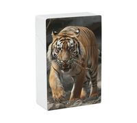 Étui à cigarettes Malayan Tiger, format King Size (85 mm), capacité de 20 cigarettes, léger et étanche, pour hommes et femmes. Ouverture par simple pression. Accessoire amusant pour cigarettes.