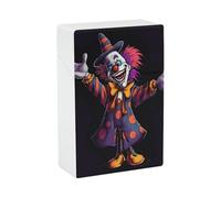 Étui à cigarettes portable avec motif clown de dessin animé, étui à cigarettes et distributeurs de cigarettes durables