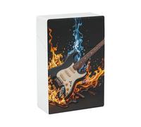Étui à cigarettes pour guitare électrique - Étanche et résistant à l'écrasement pour 20 cigarettes King Size, boîte de voyage portable de poche pour homme et femme