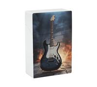 Étui à cigarettes pour guitare électrique, étanche et résistant aux chocs, étui de voyage compact, étui à cigares durable et résistant aux rayures, pour hommes et femmes.