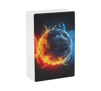 Étui à cigarettes Pucks and Fire, étanche et résistant aux chocs, compact et idéal pour les voyages. Design durable et résistant aux rayures, pour hommes et femmes.