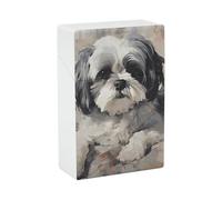 Étui à cigarettes Shih Tzu en plastique, étanche, pour 20 cigarettes King Size, résistant aux chocs, accessoire pour fumeurs et fumeuses.