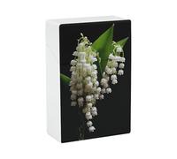 Étui à cigarettes Some Lilies of the Valley, résistant aux chocs et à l'eau, en plastique rigide, avec briquet intégré et élégant, pour hommes et femmes.
