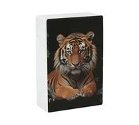 Étui à cigarettes Tiger and Paws King Size 85 mm, capacité de 20 cigarettes, léger et étanche, pour hommes et femmes. Ouverture par simple pression. Accessoire amusant pour cigarettes.