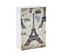 Étui à cigarettes Tour Eiffel de Paris, étanche et résistant aux chocs, format voyage compact, pour 20 cigarettes. Design durable et résistant aux rayures. Convient aux hommes et aux femmes.