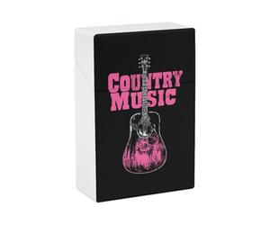 Étui à cigarettes unisexe pour guitare country, réutilisable et imperméable.