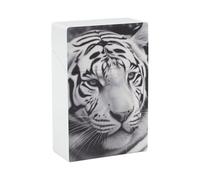 Étui à cigarettes White Tiger étanche, boîte à cigarettes, accessoires pour fumeurs, porte-cigares pour hommes et femmes