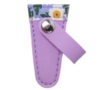 Étui à ciseaux Étui à ciseaux - Étui à ciseaux en cuir PU pour ciseaux à fleurs colorées | Housse de protection pour ciseaux à broderie, , quilting, artisanat, couverture