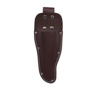 Étui à ciseaux - Étui à outils de jardin en cuir avec clip de ceinture - Sac marron pratique - Étui de transport pour ciseaux, pinces, roulements de cutter, accessoires d'entretien de jardin pour le