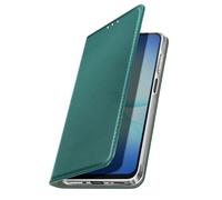 Étui à Clapet pour Galaxy A17 Magnétique avec Porte-carte et Fonction Stand Vert foncé