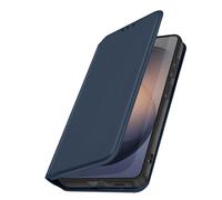 Etui à Clapet pour Galaxy S26 Magnétique Classic Edition avec Fonction Stand Bleu nuit