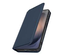 Étui à Clapet pour Galaxy S26 Magnétique Classic Edition avec Fonction Stand Bleu nuit
